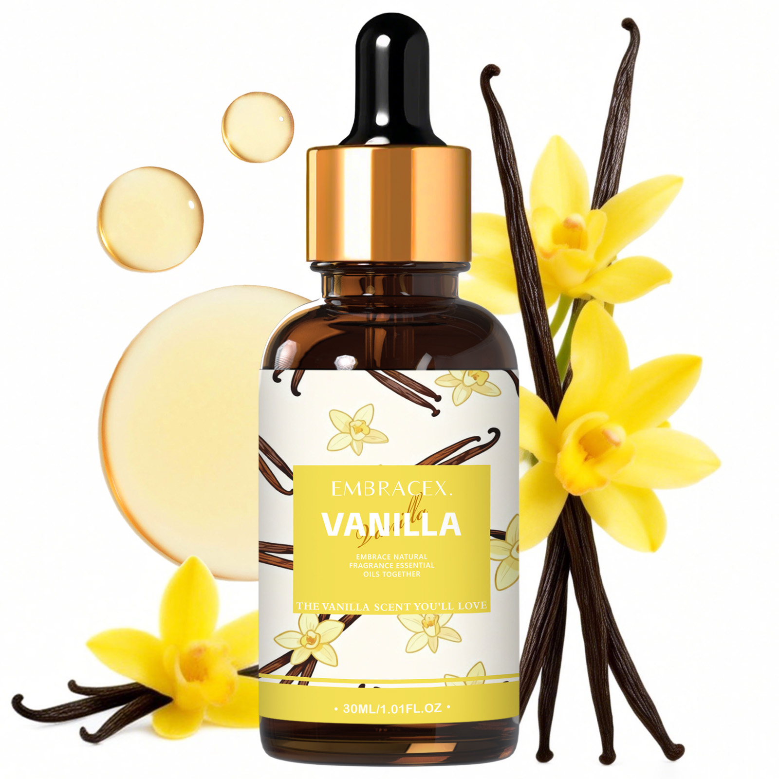Home Fragrance Gift - 30ml Vanilla Fragrance Oils For Diffusers