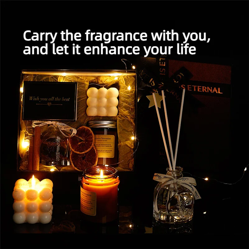 Scented gift box, soy wax frag - đánh giá và giá Home Fragrance Usa