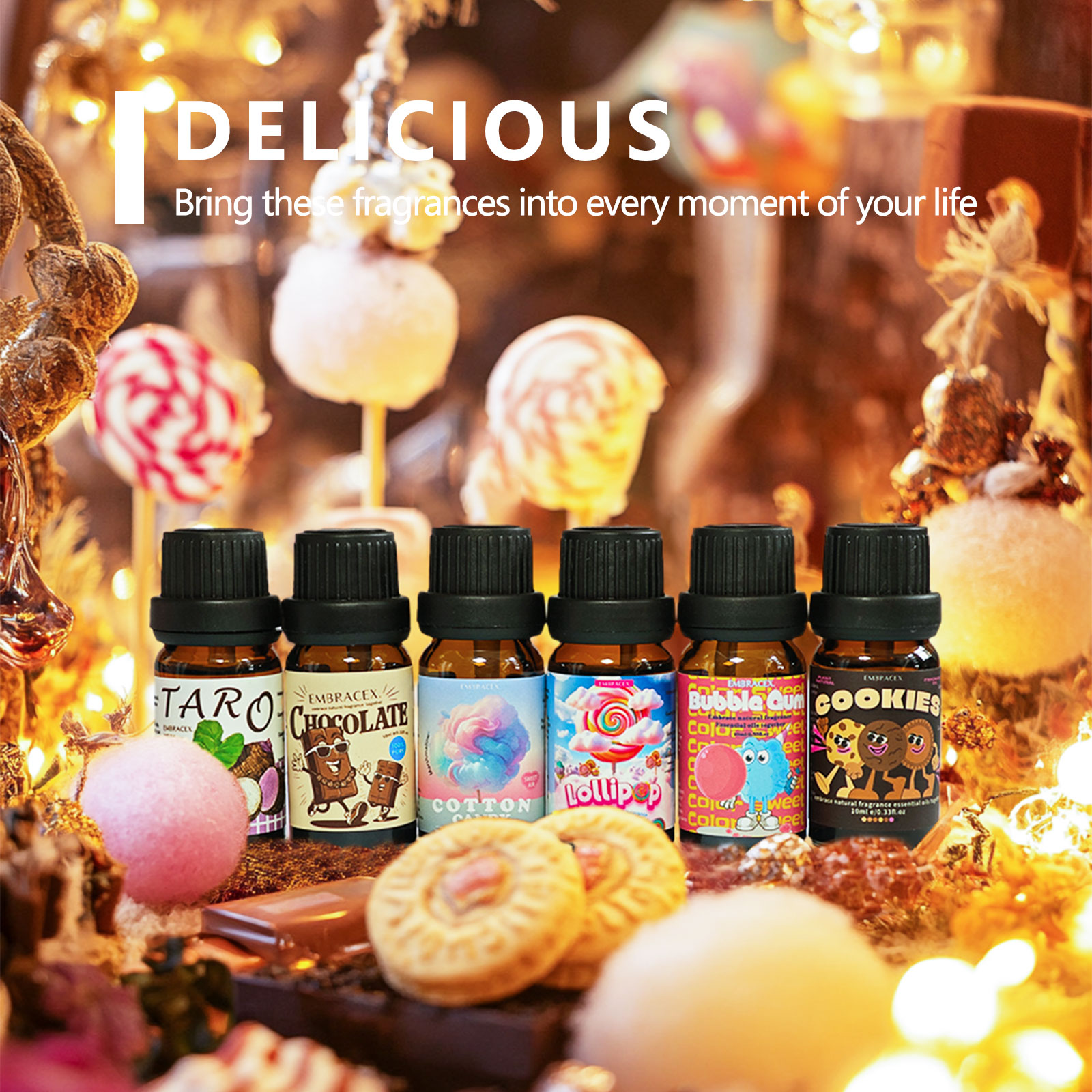 6PC/1Set Delicious Fragrance O - đánh giá và giá Home Fragrance Gift