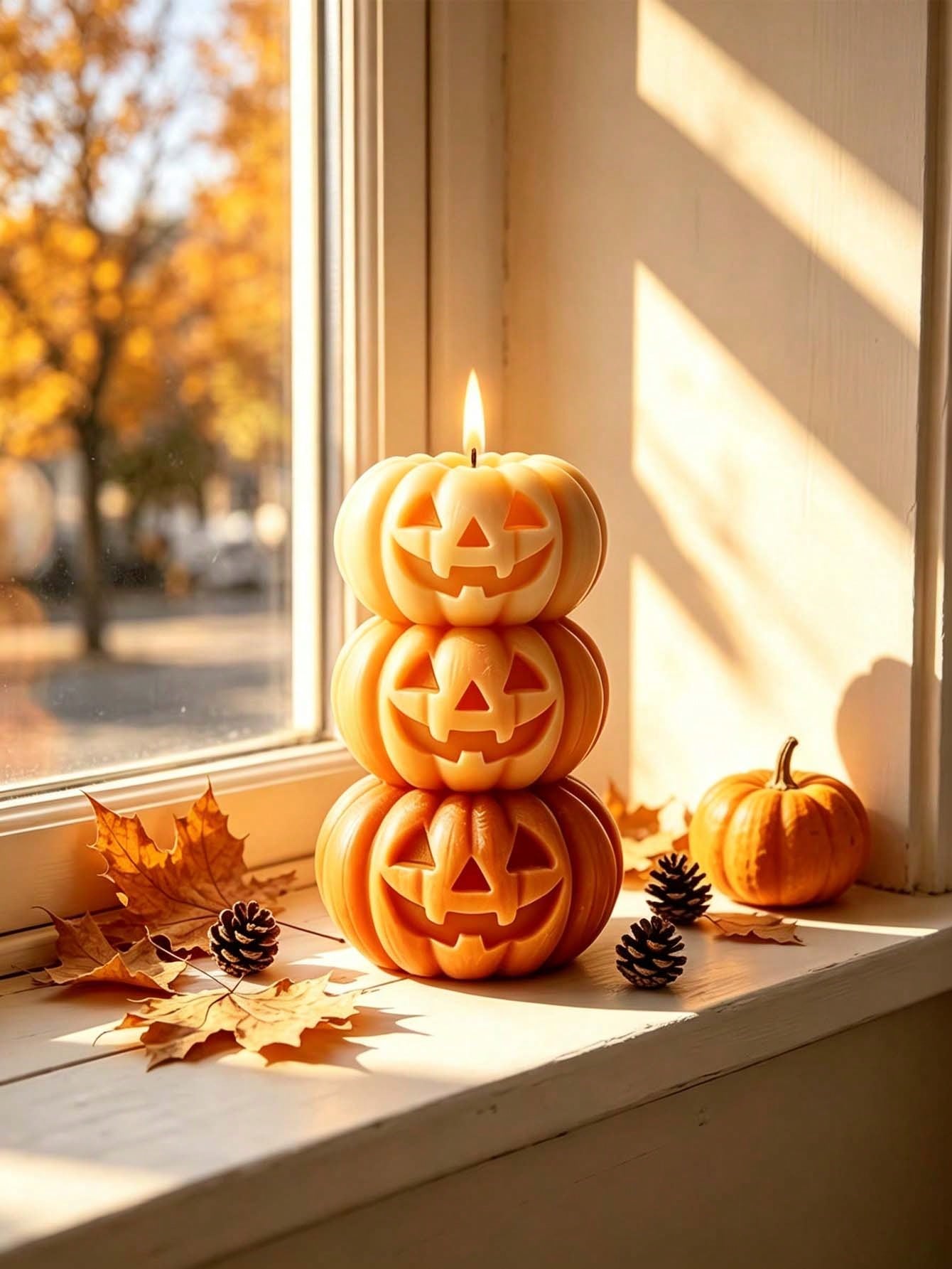 1pc Halloween 3-Layer Pumpkin  - đánh giá và giá Home Fragrance Gift