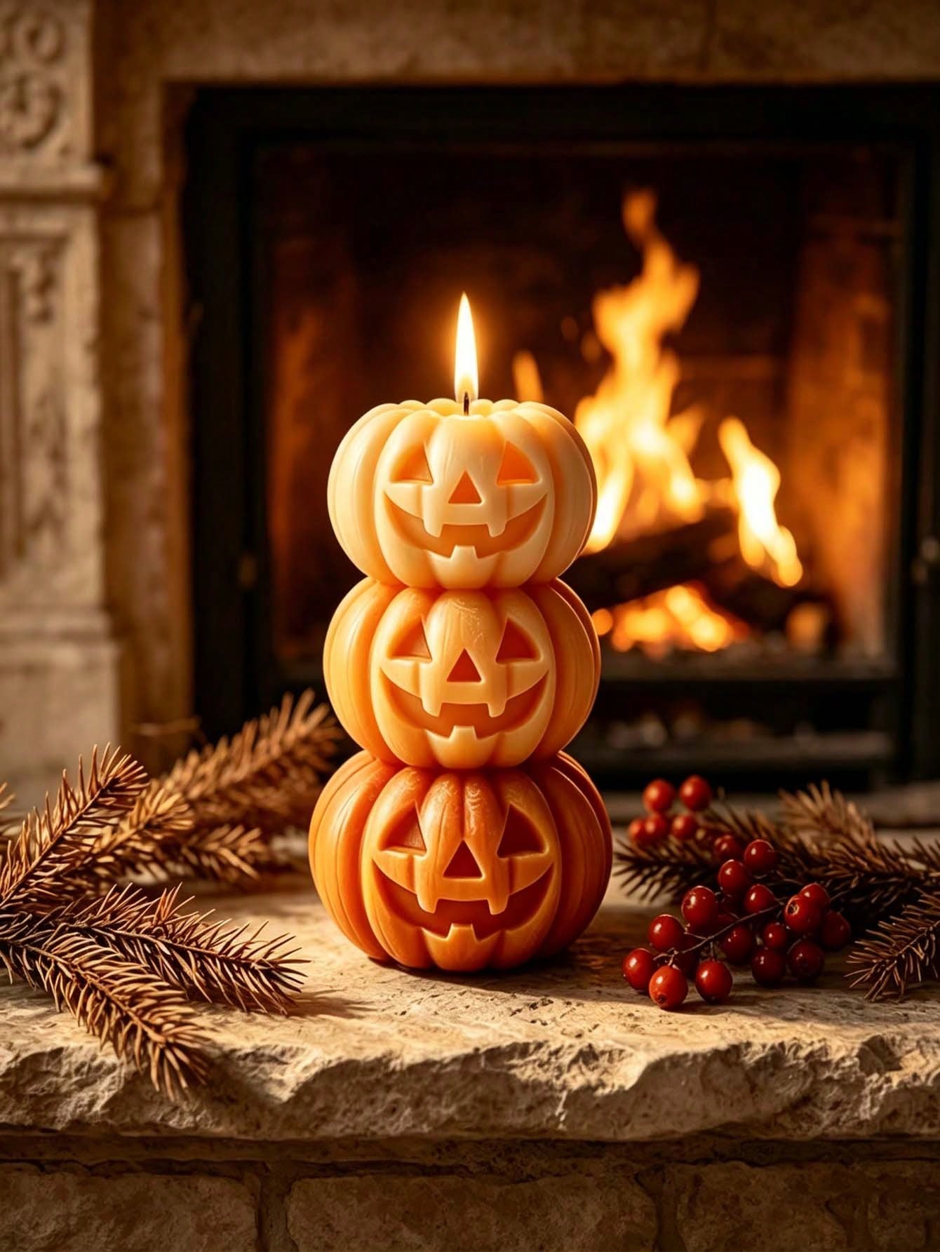 1pc Halloween 3-Layer Pumpkin  - đánh giá và giá Home Fragrance Gift